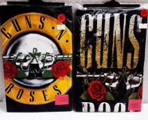 2 x GUNS N' ROSES Various Designs Short Sleeve Ladies T-Shirts - Size: Extra Large - Officially