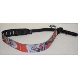 1 x Iron Maiden Leather Guitar Strap by Perri's - Officially Licensed Merchandise - RRP £40 - New &