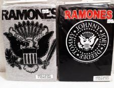 2 x RAMONES Various Designs Short Sleeve Kid's T-Shirts - Size: 4 YRS - Officially Licensed
