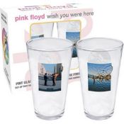 5 x Sets of Pink Floyd 'Wish You Were Here' Drinking Glass Gift Packs - Each Pack Contains 2 x 16oz