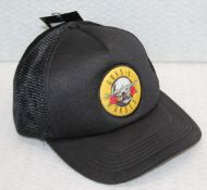 1 x Guns and Roses Baseball Cap Featuring the Iconic Band Logo - Colour: Black - One Size With