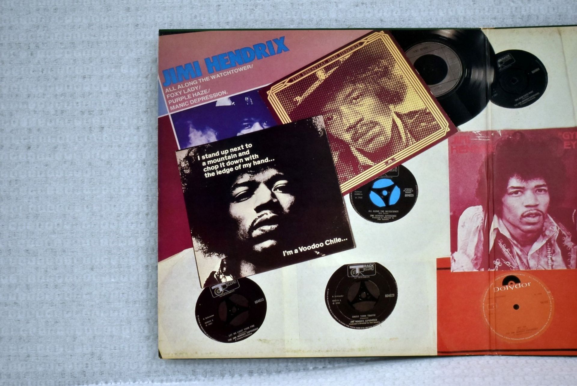 1 x JIMI HENDRIX The Singles Album Polydor Records Limited 1983 2 Double Sided 12 Inch Vinyls - - Image 10 of 22