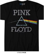 1 x PINK FLOYD Dark Side of the Moon Short Sleeve Athletic Men's T-Shirt by Liquid Blue - Size: