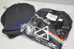 4 x Beenie Bob Hats Featuring Ozzy Osbourne, Pink Floyd and Deep Purple - Officially Licensed