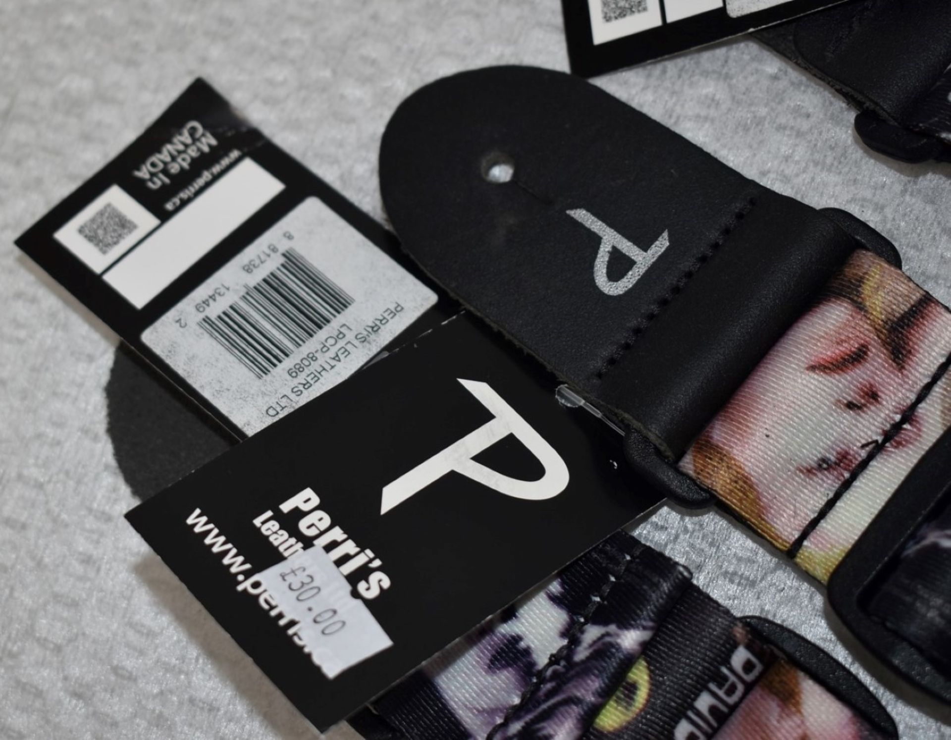 3 x David Bowie Guitar Straps by Perri's - Officially Licensed Merchandise - RRP £90 - New & Unused - Image 5 of 8