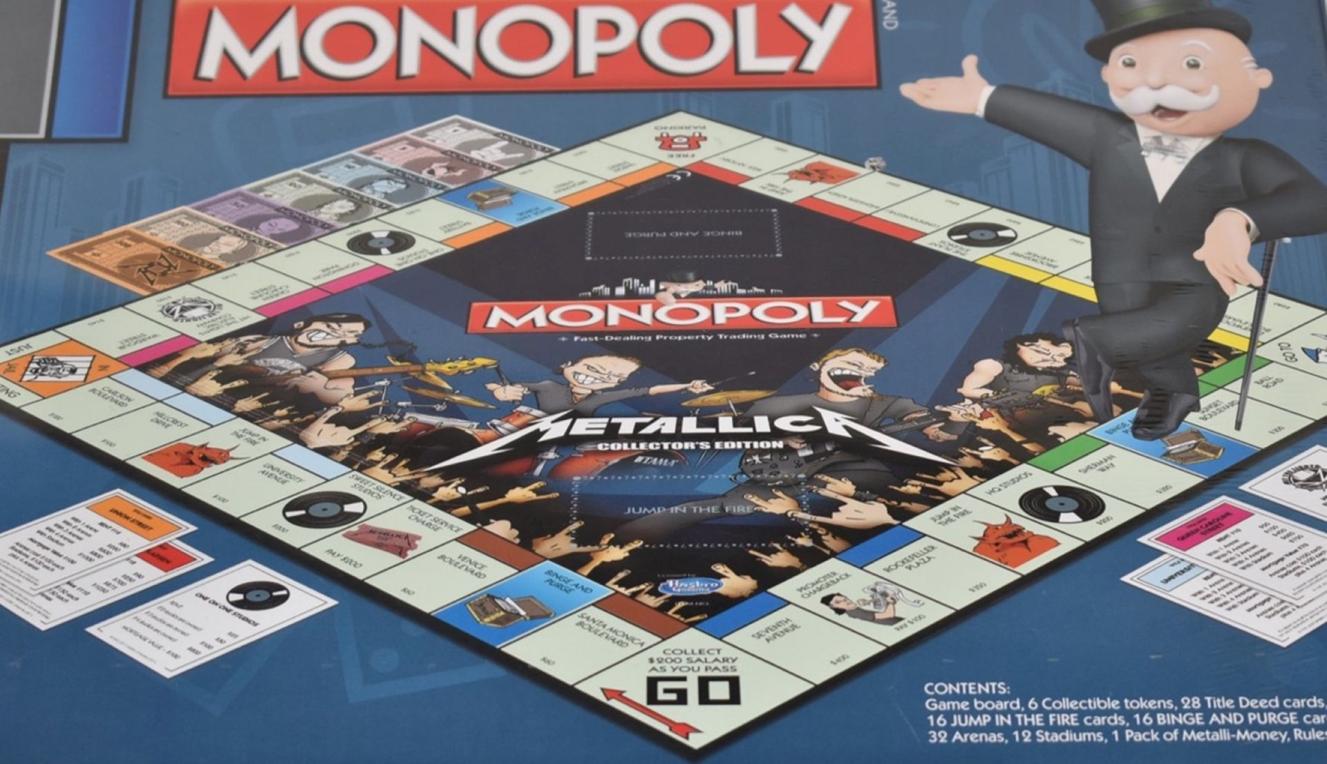 1 x Monopoly Board Game - METALLICA COLLECTORS EDITION - Officially Licensed Merchandise - New & - Image 4 of 5