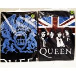 2 x QUEEN Various Designs Short Sleeve T-Shirts - Size: Medium - Officially Licensed Merchandise -