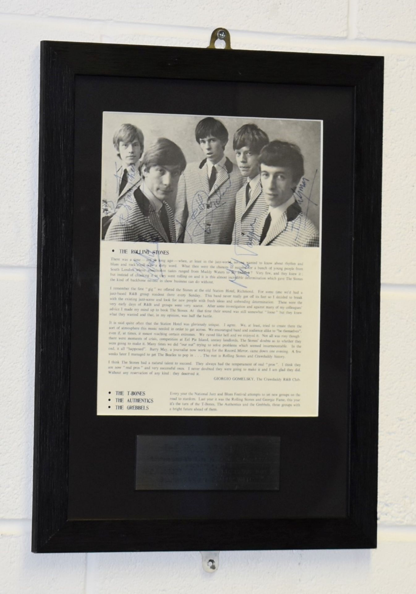1 x Framed THE ROLLING STONES Autographs - 1964 Richmond Jazz and Blues Festival Programme Signed - Image 2 of 13