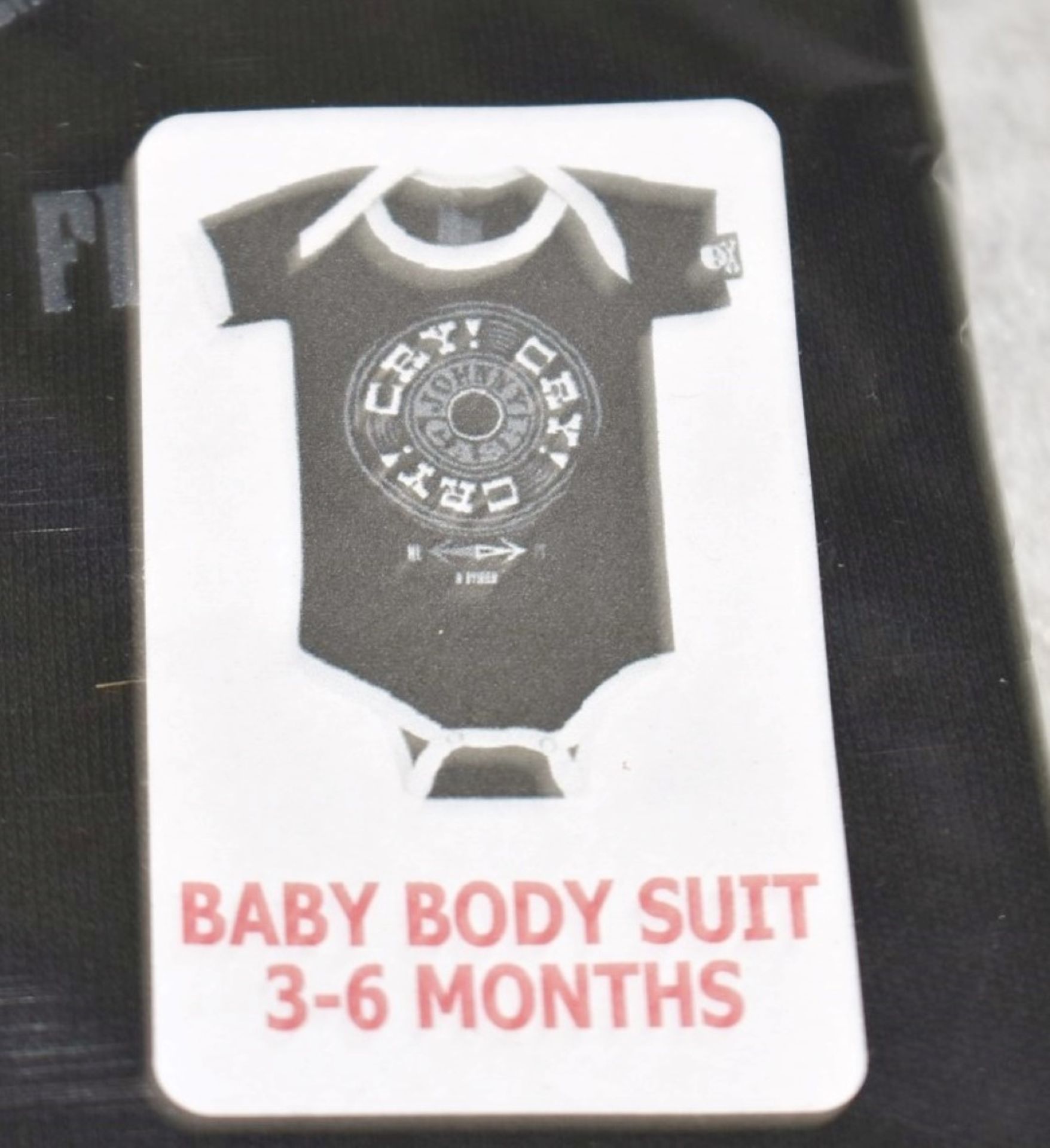 4 x Assorted Baby Body Suits - Features Johnny Cash and the Ramones - Size: 3 to 6 Months - - Image 7 of 8