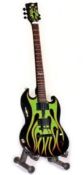 1 x Miniature Hand Made Guitar - Metallica James Hetfield ESP Grynch - New & Unused - RRP £35 -