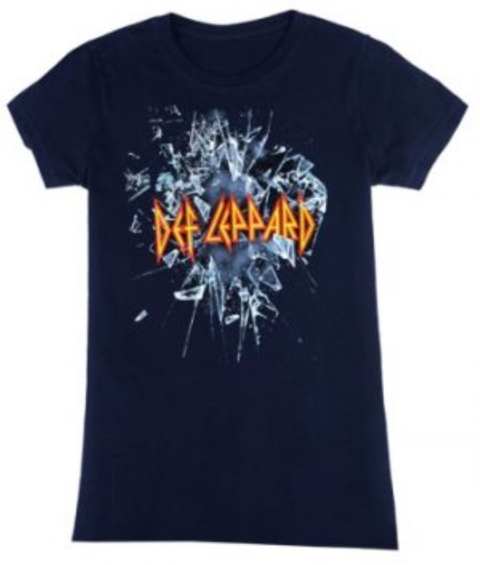 3 x DEF LEPPARD Various Designs Short Sleeve Ladies T-Shirts - Size: Large - Officially Licensed - Image 5 of 6