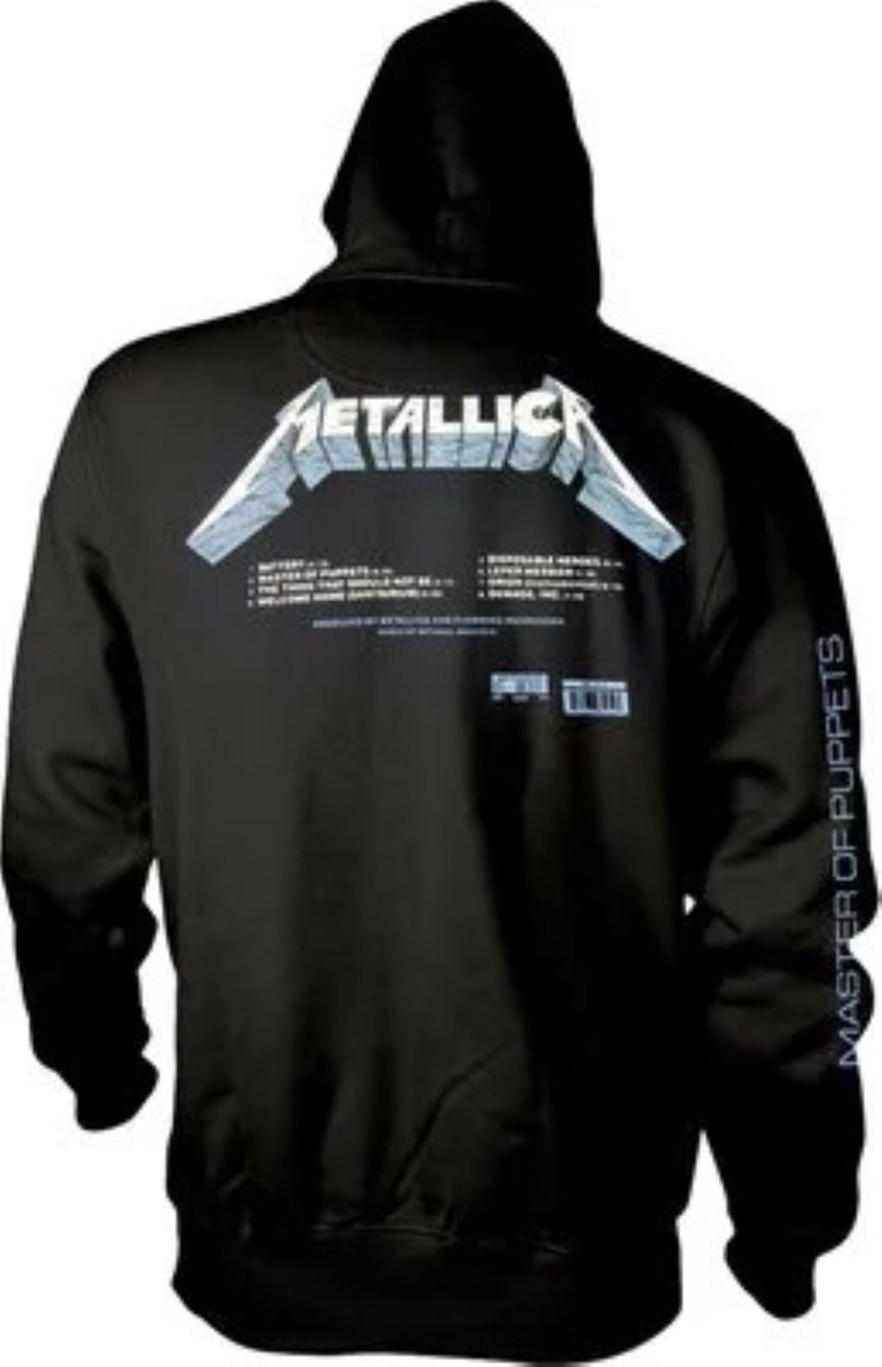 1 x Metallica Master of Puppets Men's Hoodie Jumper - Size: Large - RRP £50 - Officially Licensed - Image 2 of 5