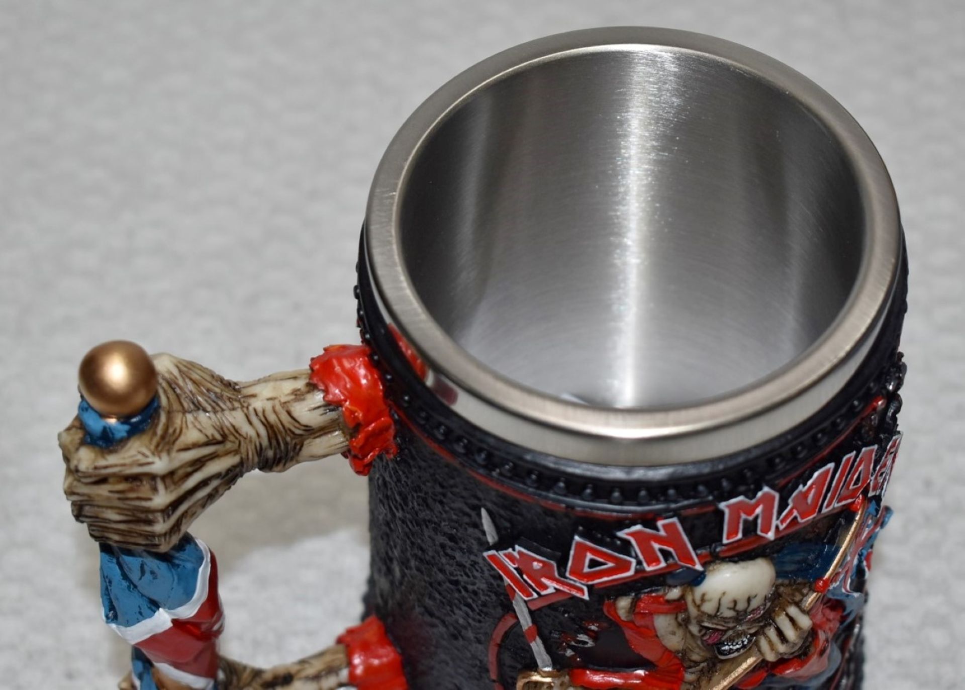 1 x Iron Maiden Tankard Beer Mug - RRP £60 - High Quality Hand Painted - Removable Insert - - Image 11 of 13