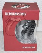 1 x Rolling Stones Half Pint Drinking Stein in Retail Gift Box - Features The Iconic Tongue Logo -