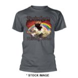 1 x RAINBOW Rainbow Rising 1976 Tour Short Sleeve Men's T-Shirt by Gildan - Size: Small - Colour: