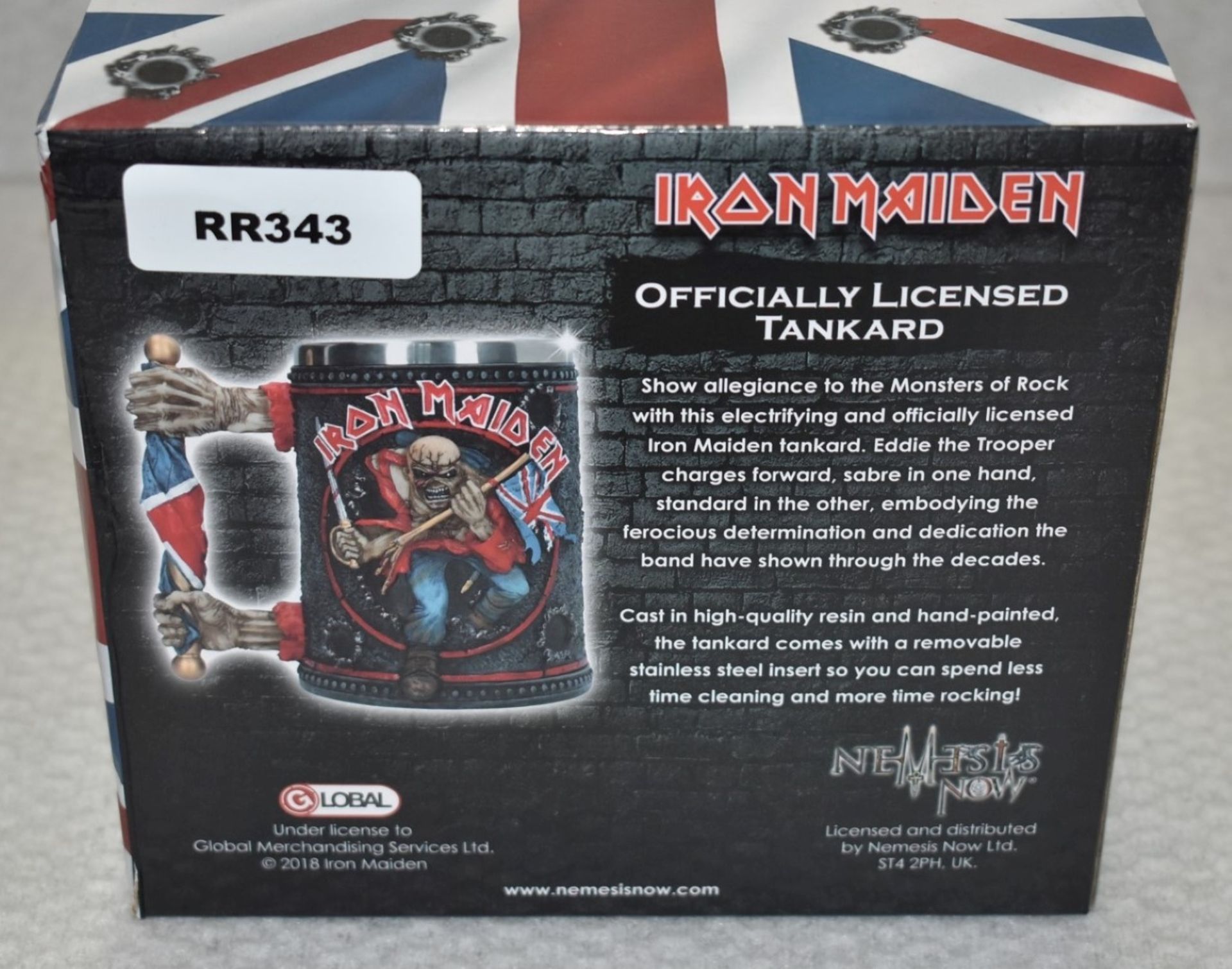 1 x Iron Maiden Tankard Beer Mug - RRP £60 - High Quality Hand Painted - Removable Insert - - Image 12 of 13