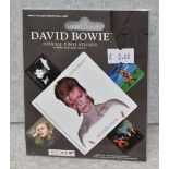 50 x David Bowie Album Cover Vinyl Sticker Packs by Pyramid - Each Pack Contains 5 Stickers -