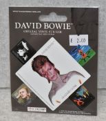 50 x David Bowie Album Cover Vinyl Sticker Packs by Pyramid - Each Pack Contains 5 Stickers -