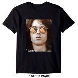 1 x THE DOORS Jim Morrison Aviators Logo Short Sleeve Men's T-Shirt by Gildan - Size: Extra Large -