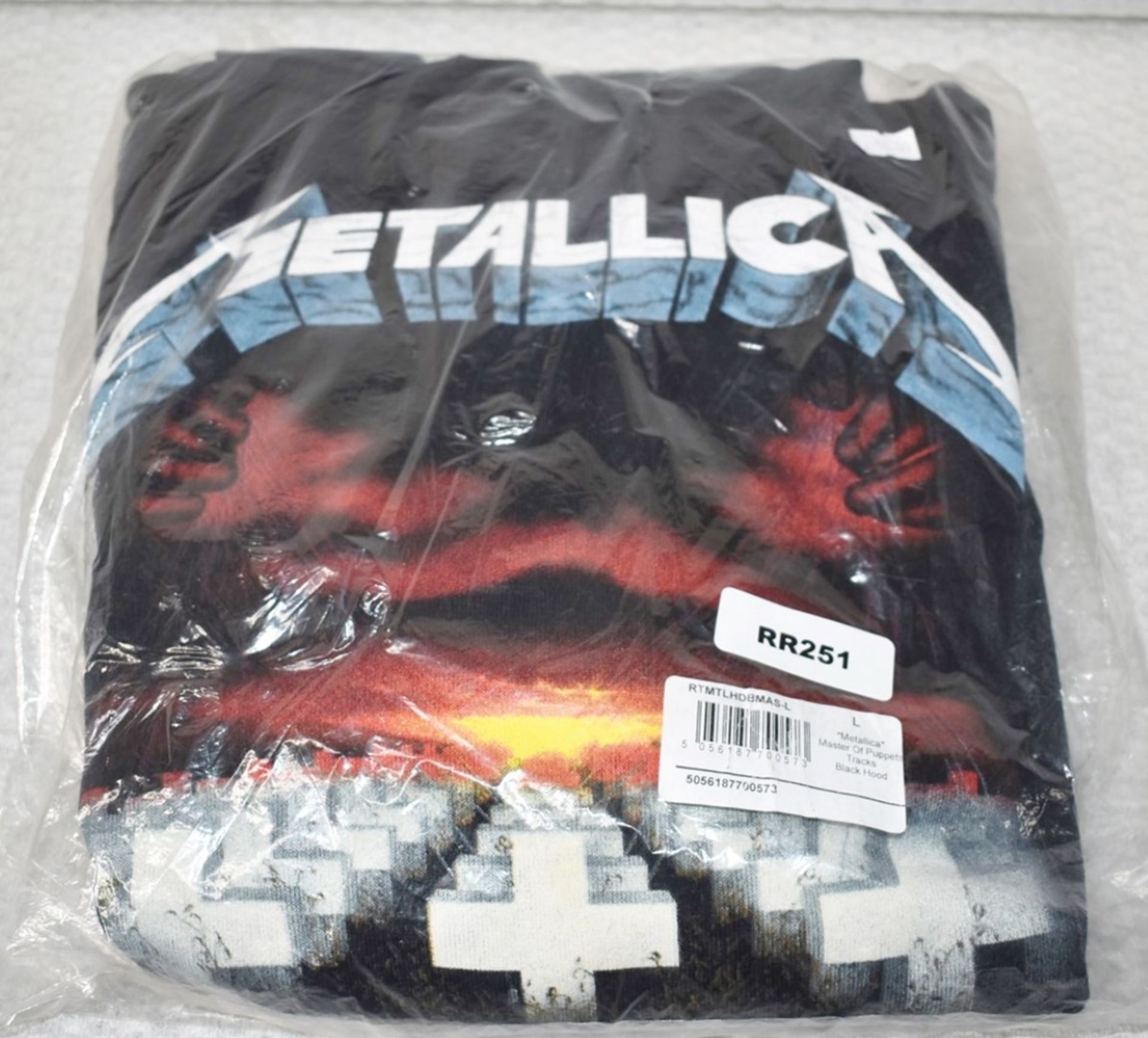 1 x Metallica Master of Puppets Men's Hoodie Jumper - Size: Large - RRP £50 - Officially Licensed - Image 4 of 5