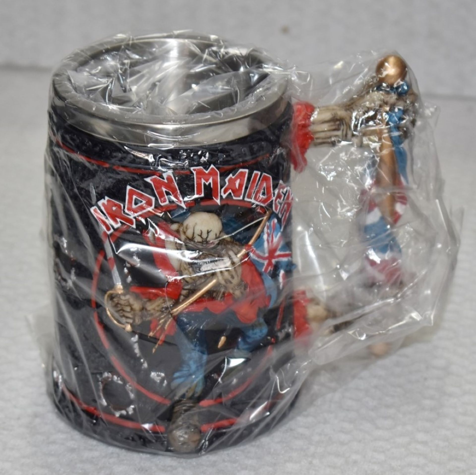 1 x Iron Maiden Tankard Beer Mug - RRP £60 - High Quality Hand Painted - Removable Insert - - Image 8 of 13