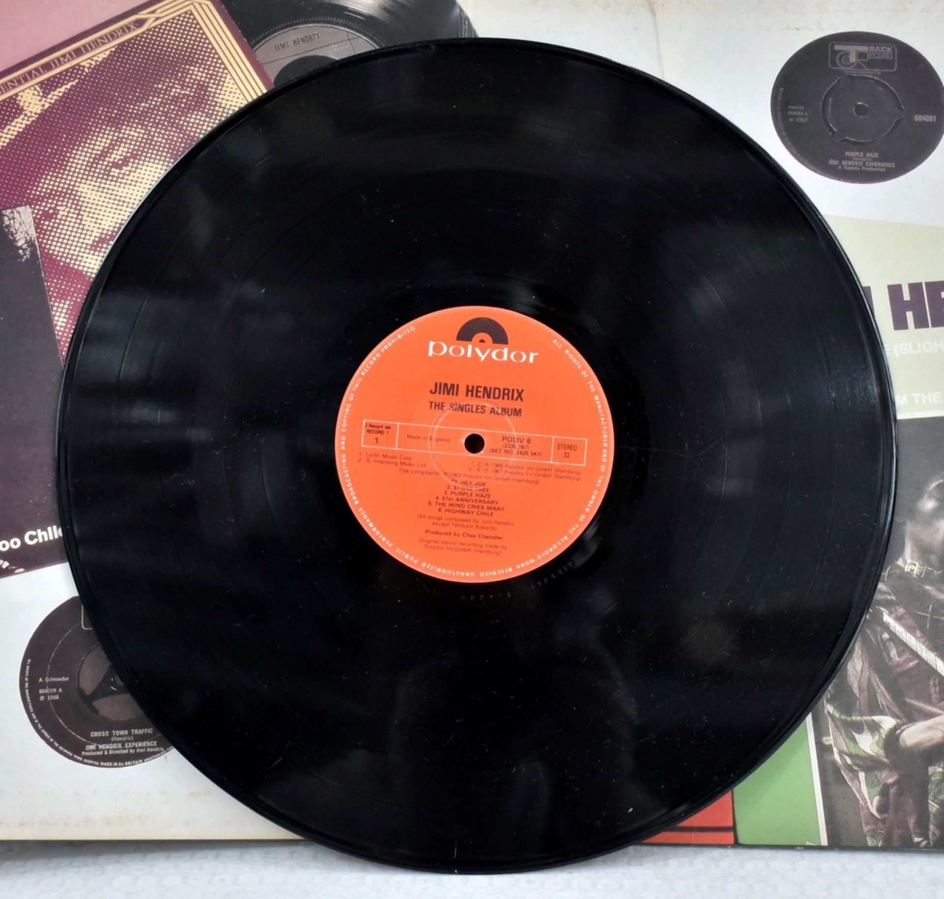 1 x JIMI HENDRIX The Singles Album Polydor Records Limited 1983 2 Double Sided 12 Inch Vinyls - - Image 13 of 22