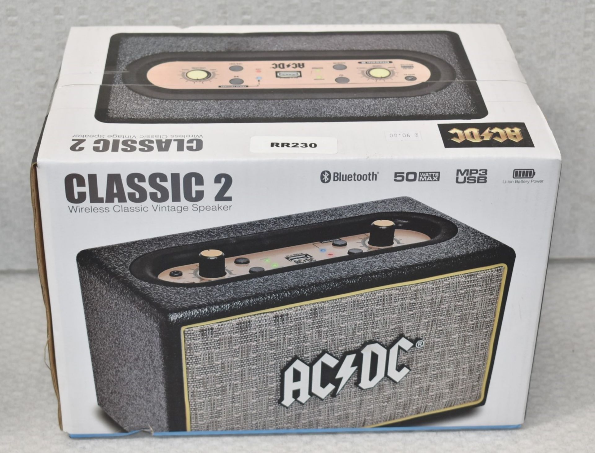 1 x iDance ACDC Vintage Amp Style Classic 2 Bluetooth Speaker - 50W Power - USB/MP3 Playback or - Image 2 of 4