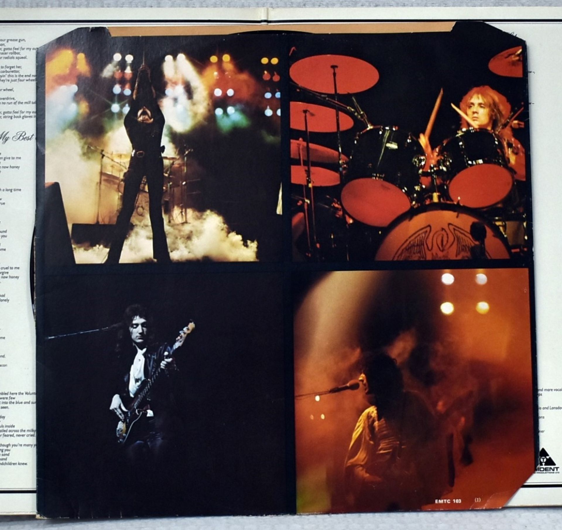1 x QUEEN A Night At The Opera LP by EMI Records 1975 2 Sided 12 Inch Vinyl with Lyrics - Ref: - Image 13 of 21