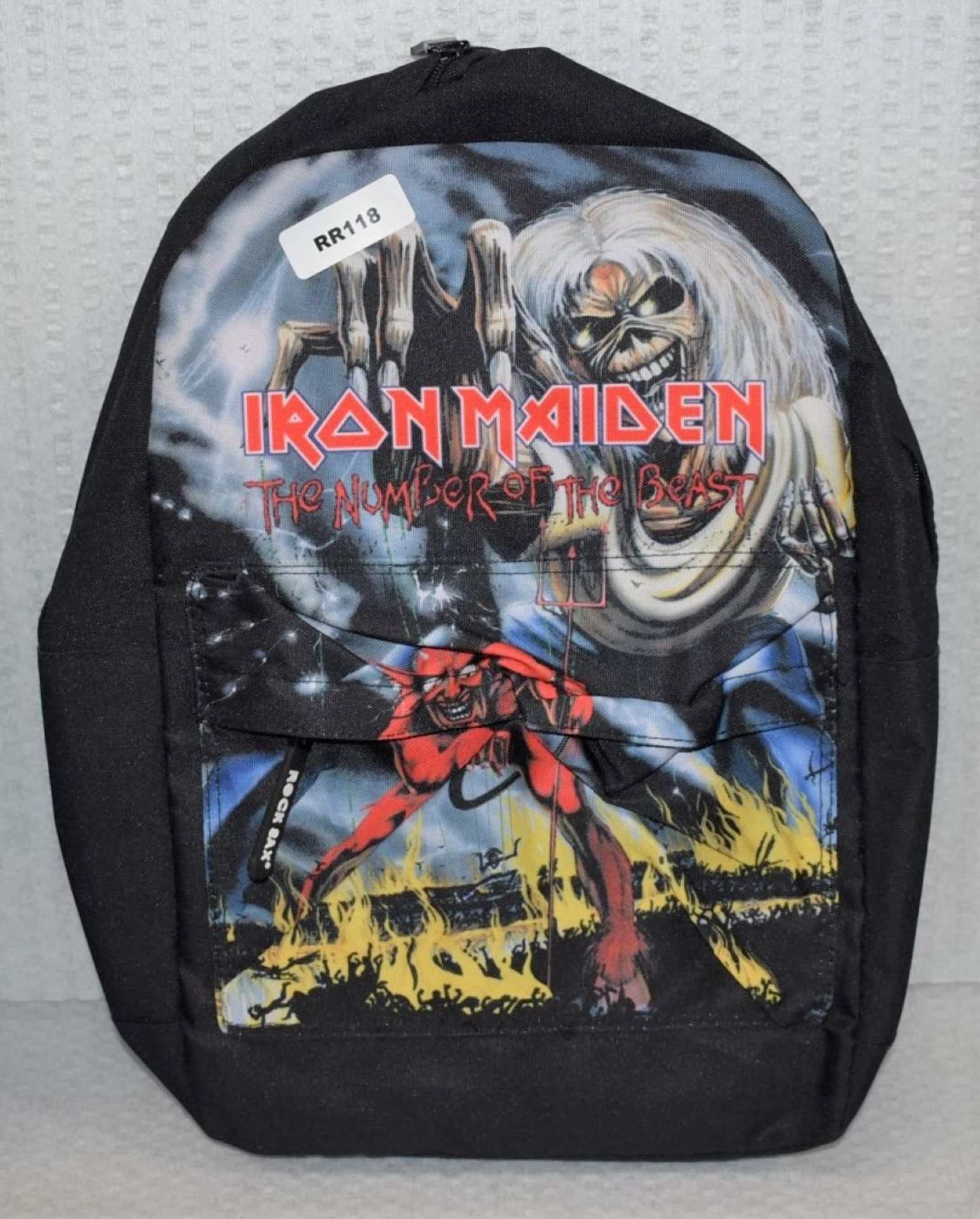 1 x Iron MaidenBackpack Bag by Rock Sax - Officially Licensed Merchandise - New & Unused - RRP £ - Image 2 of 4