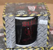 6 x Rock n Roll Themed Band Drinking Mugs - RUSH 2112 - Officially Licensed Merchandise - Supplied