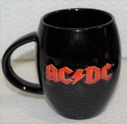 1 x ACDC Large Oval Coffee Mug in Gift Box - Officially Licensed Merchandise by Bravad - New &