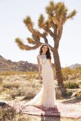 1 x MORI LEE '5762' Stunning Lace Applique Designer Wedding Dress RRP £1,000 UK10