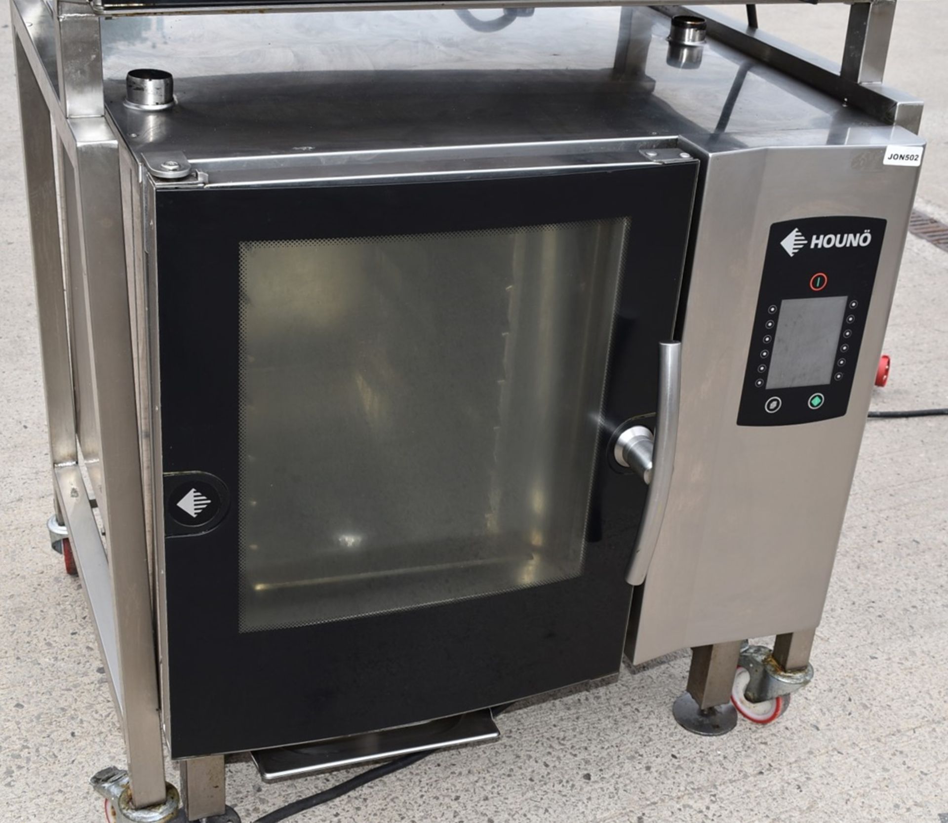 1 x Houno Electric Combi Oven and Fri-jado Rotisserie Oven Combo With Stand - 3 Phase - Image 4 of 22