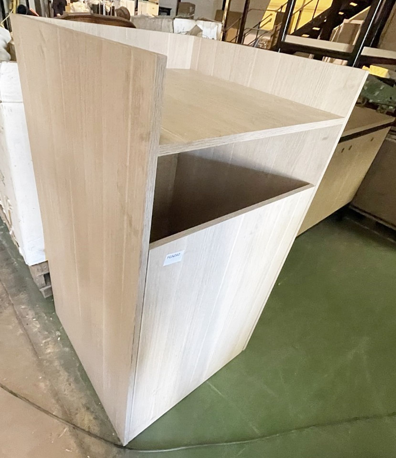 1 x Timber Bin Store And Counter For Restaurant - Approx 68x70x127cm - Ref: FGN040 - CL834 - - Image 5 of 5