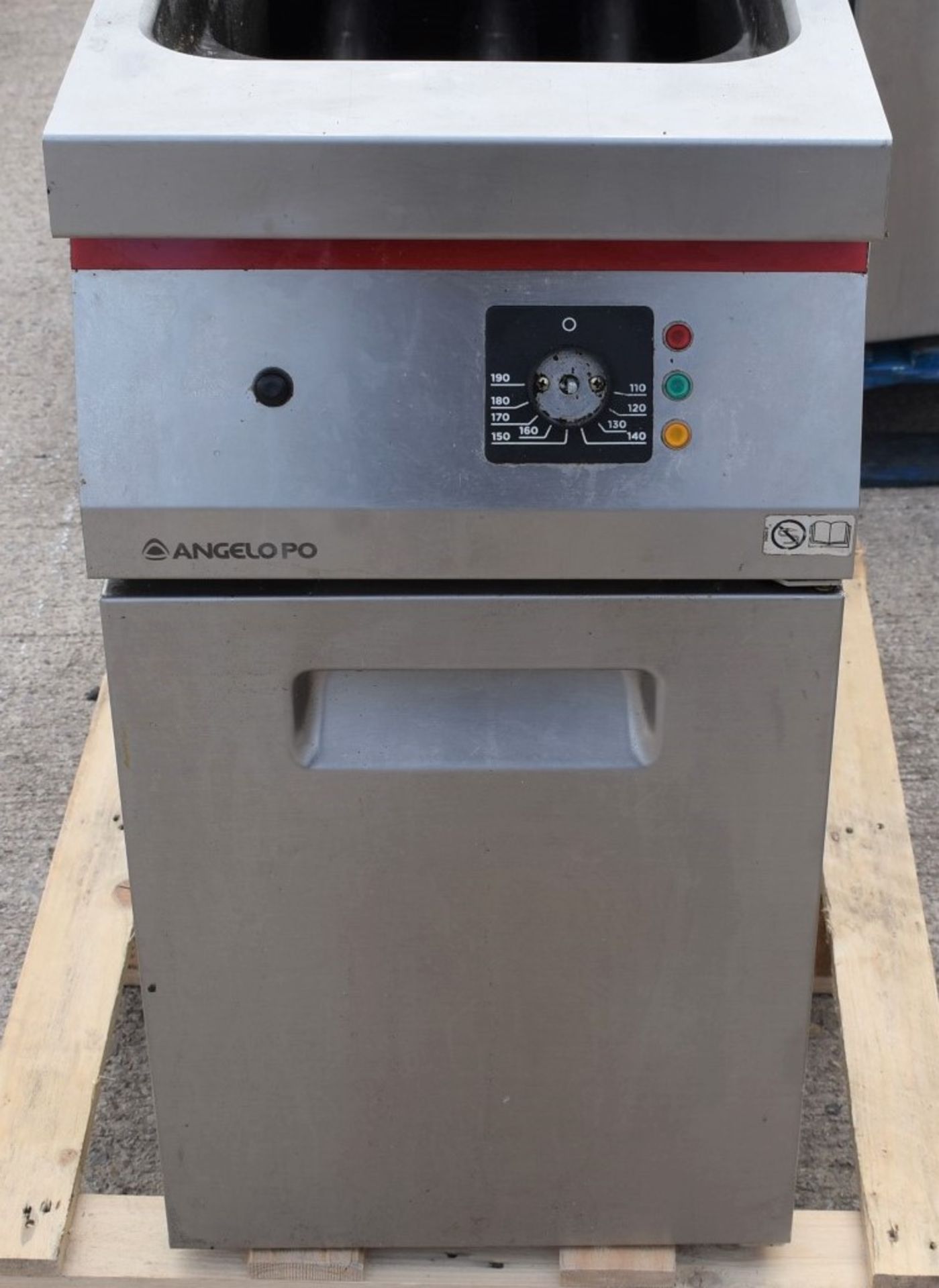 1 x Angelo Po Single Tank Gas Fryer With Baskets - AISI 304 Stainless Steel Finish - Latest Design - Image 3 of 5