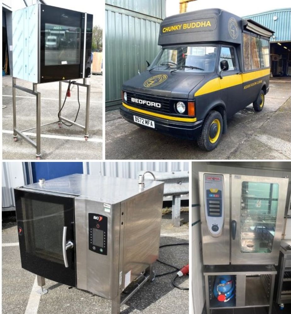 Commercial Catering Auction Featuring Rational Ovens, Rotisserie Ovens, Dishwashers, Meat Slicers, Chairs, Tables & More - PLUS OFFICE FURNITURE