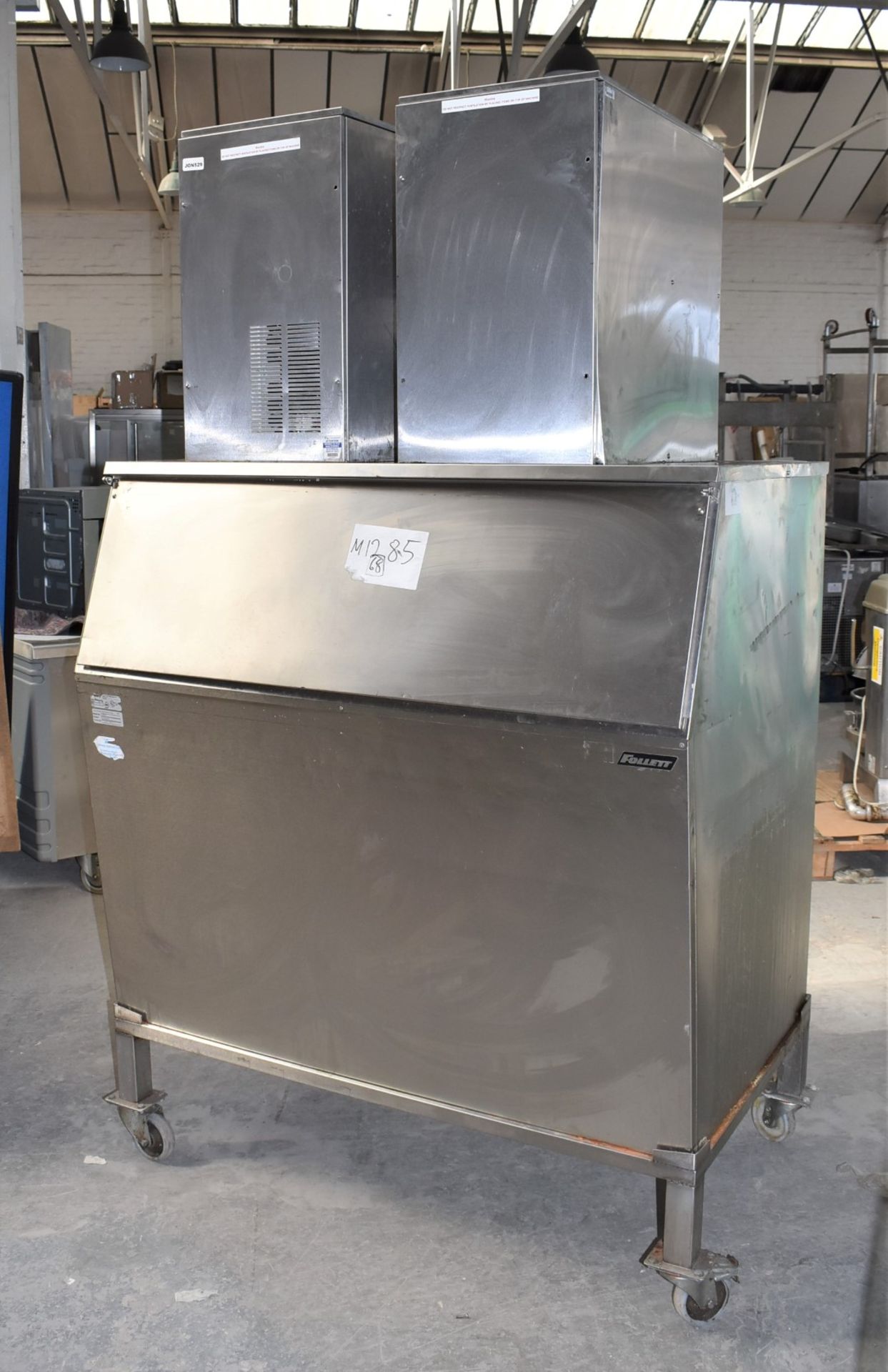 1 x Commercial Ice Maker With a Follett 431kg Ice Hopper and a Pair of Ice Cool ICS700 Ice Heads - Image 2 of 15