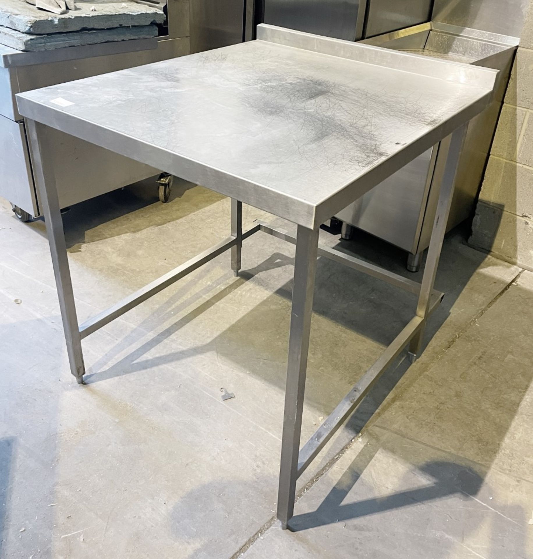 1 X Stainless Steel Prep Table - Approx 84X95X92Cm - Ref: FGN048 - CL834 - Location: Essex, RM19This - Image 2 of 4