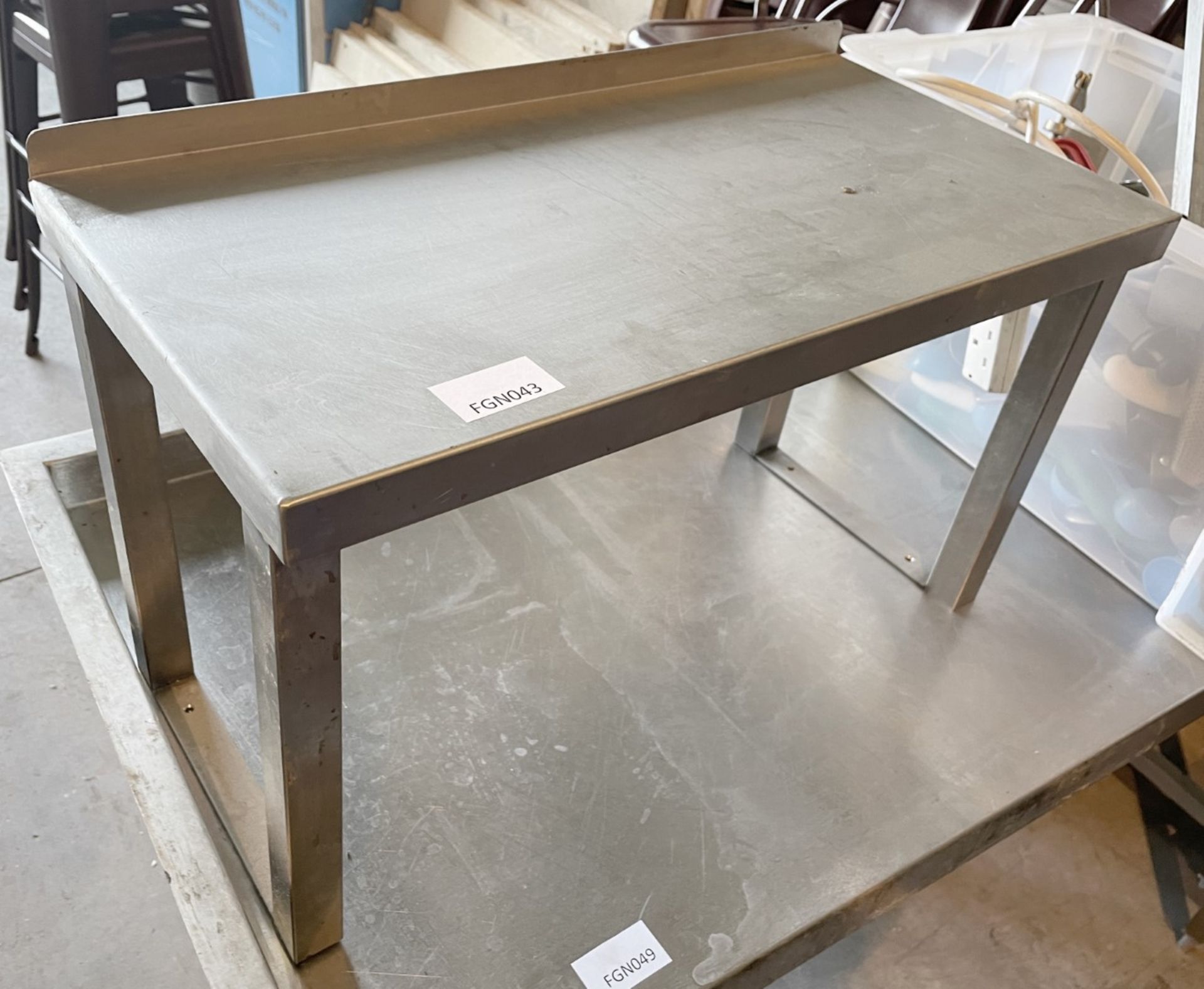 1 x Counter Top Stainless Steel Prep Table With  - Ref: BGC043 - CL807 - Location: Essex, RM19This - Image 3 of 5