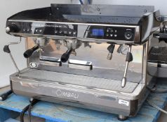 1 x La Cimbali M34 Selectron DT/2 2 Group Tall Cup Espresso Coffee Machine - 2017 Model