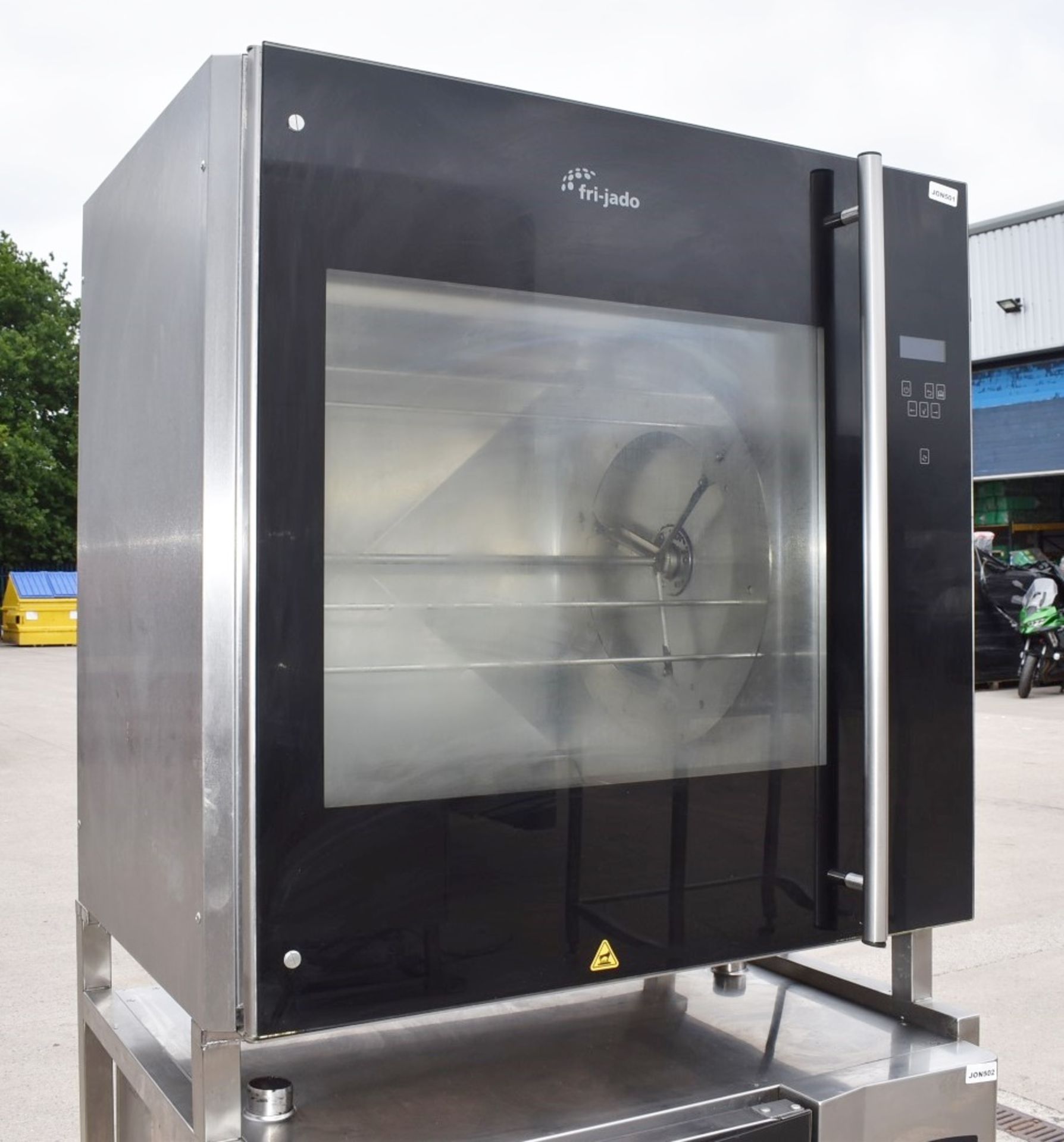 1 x Houno Electric Combi Oven and Fri-jado Rotisserie Oven Combo With Stand - 3 Phase - Image 5 of 22