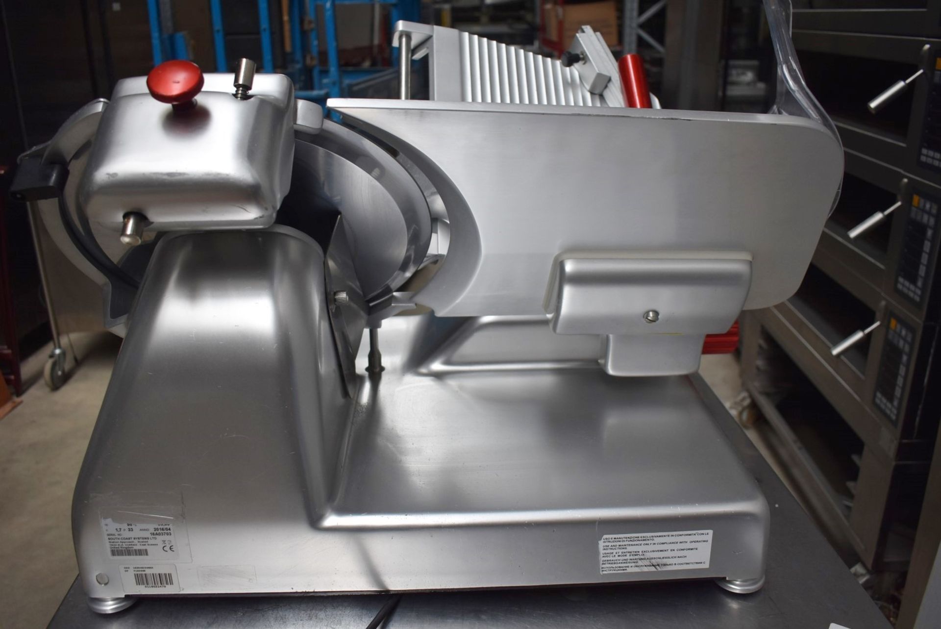 1 x Sure SSG350 SureSlice Professional 12 Inch Manual Gravity Meat Slicer - RRP £2,300 - Image 6 of 14