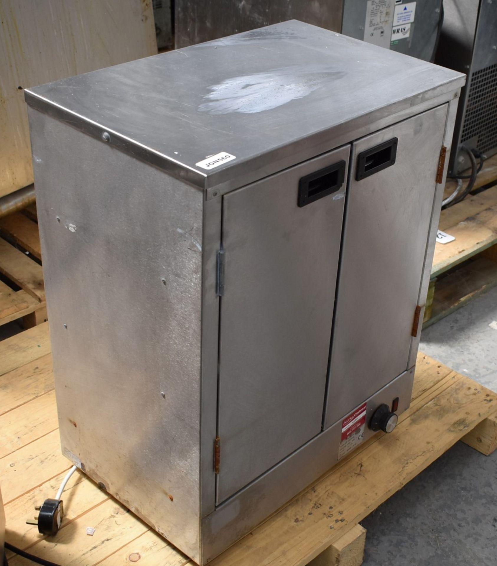 1 x Victor Commercial Kitchen Warming Cabinet - Stainless Steel With Two Hinged Doors - 240v - Image 4 of 7