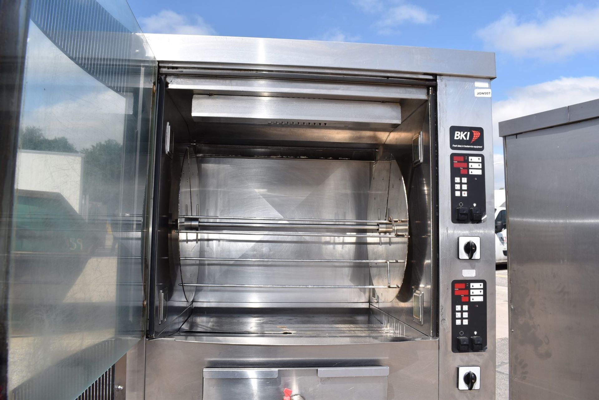 1 x BKI BBQ King Commercial Double Rotisserie Chicken Oven With Stand - Type VGUK16 - 3 Phase - Image 6 of 21