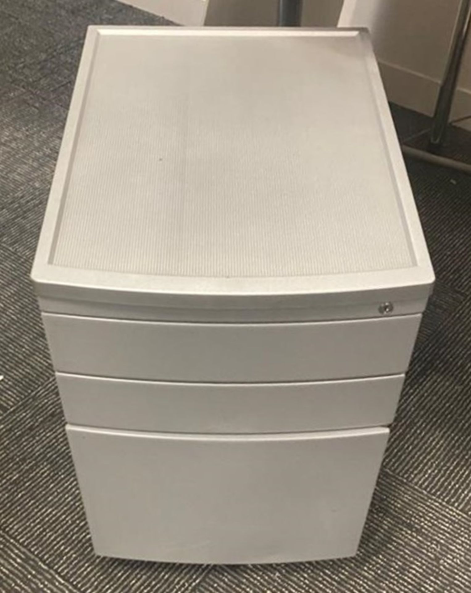 2 x Office Pedestal With Three Drawers and a Light Grey Finish - Ref: X211 - CL842 - Location: - Image 6 of 6