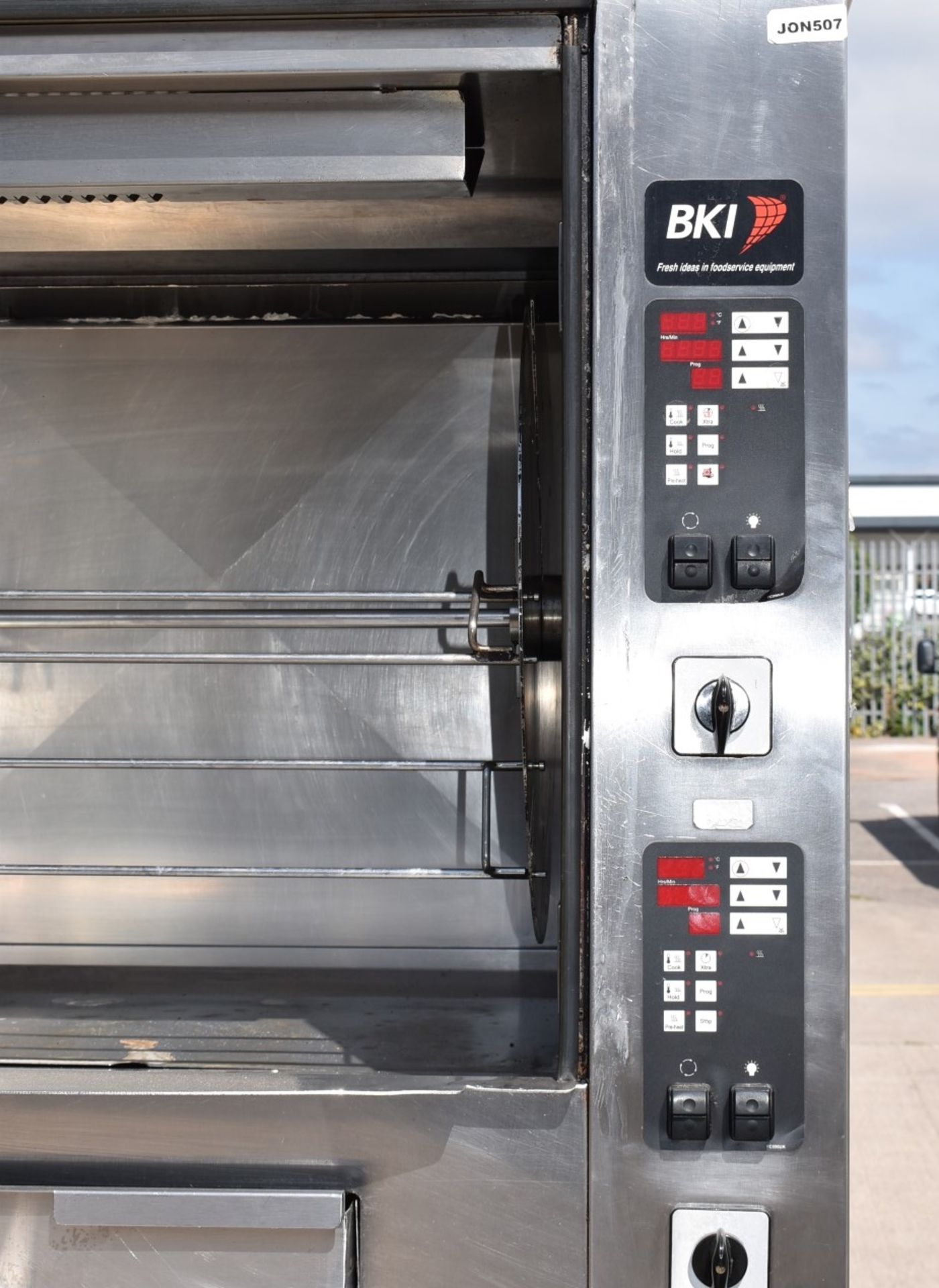 1 x BKI BBQ King Commercial Double Rotisserie Chicken Oven With Stand - Type VGUK16 - 3 Phase - Image 15 of 21