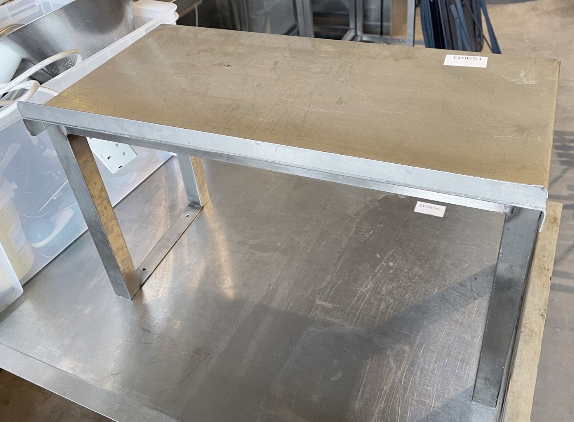 1 x Counter Top Stainless Steel Prep Table With  - Ref: BGC043 - CL807 - Location: Essex, RM19This - Image 5 of 5