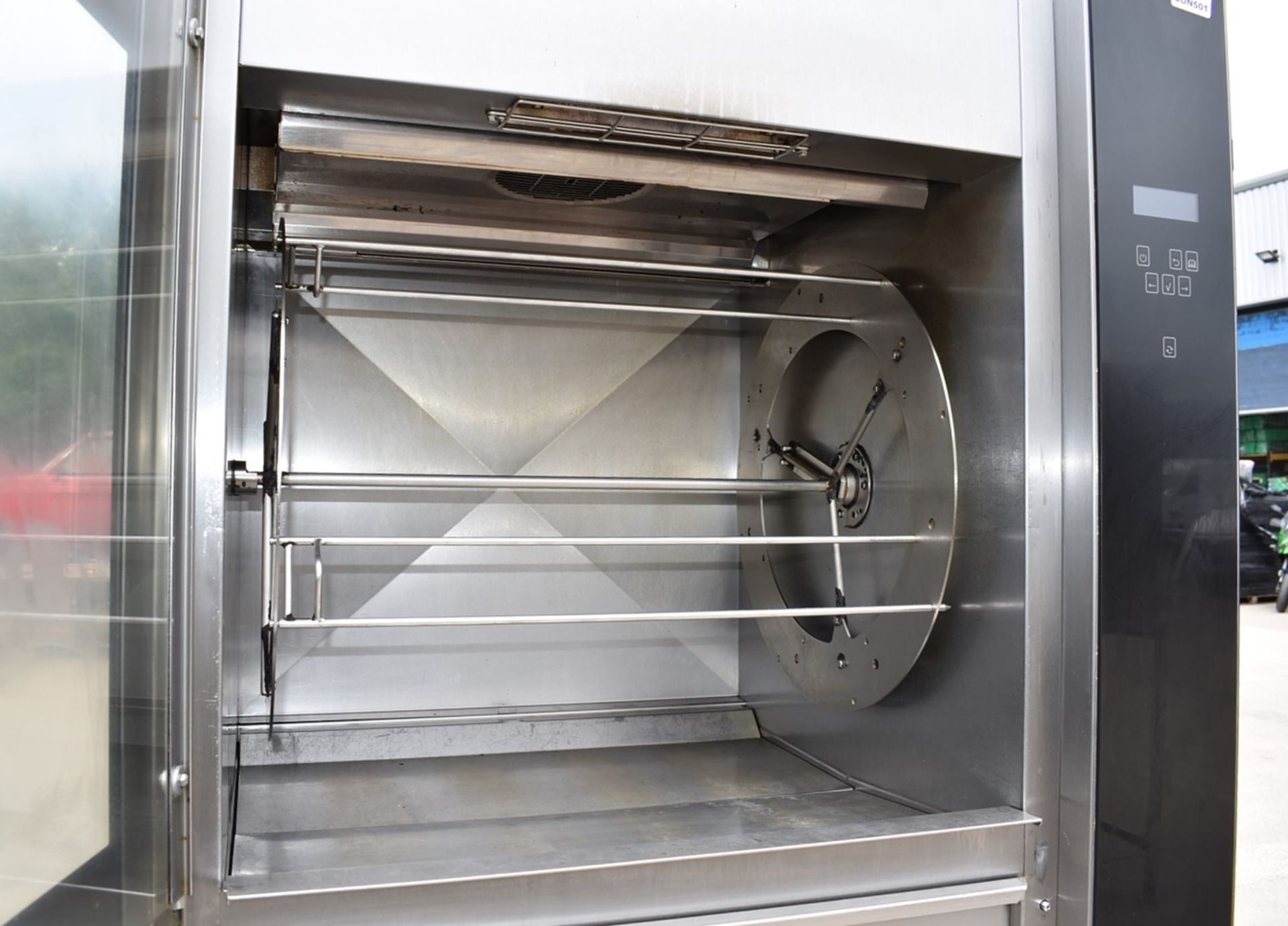 1 x Houno Electric Combi Oven and Fri-jado Rotisserie Oven Combo With Stand - 3 Phase - Image 13 of 22