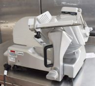 1 x Herbert 9300G Gravity Manual 12 Inch Meat Slicer By ABM - Max Cut Thickness 15mm - RRP £1,794