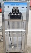 1 x Blue Ice S30 Commercial Ice Cream Machine - 290 Cups Per Hour Output - Stainless Steel